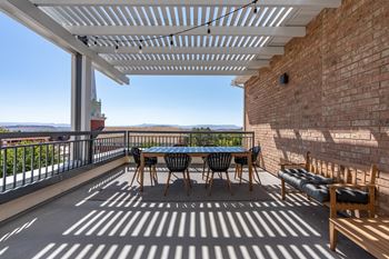 Patio with view